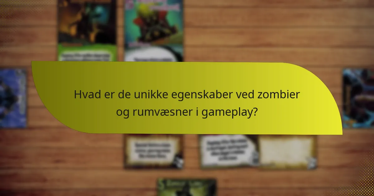 Hvilke taktiske strategier kan anvendes med zombie-rumvæsen kombinationen?