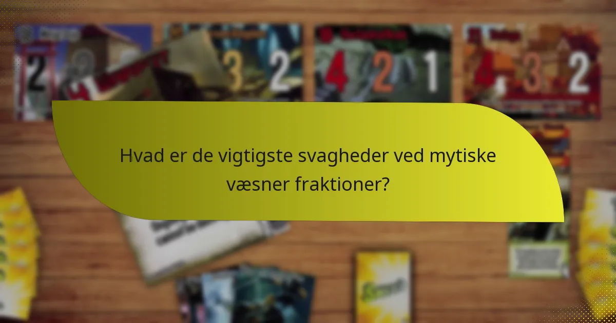 Hvordan kan strategier udvikles for at engagere sig med mytiske væsner fraktioner?